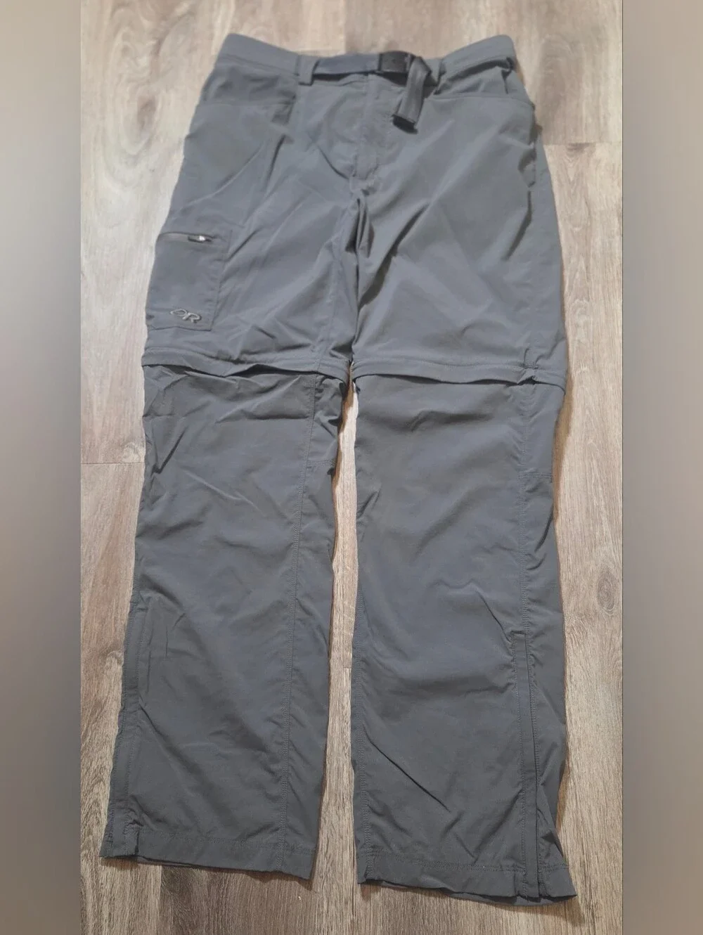 Outdoor Research Equinox Convertible Hiking Pants Men’s 32 Gray Zip Off